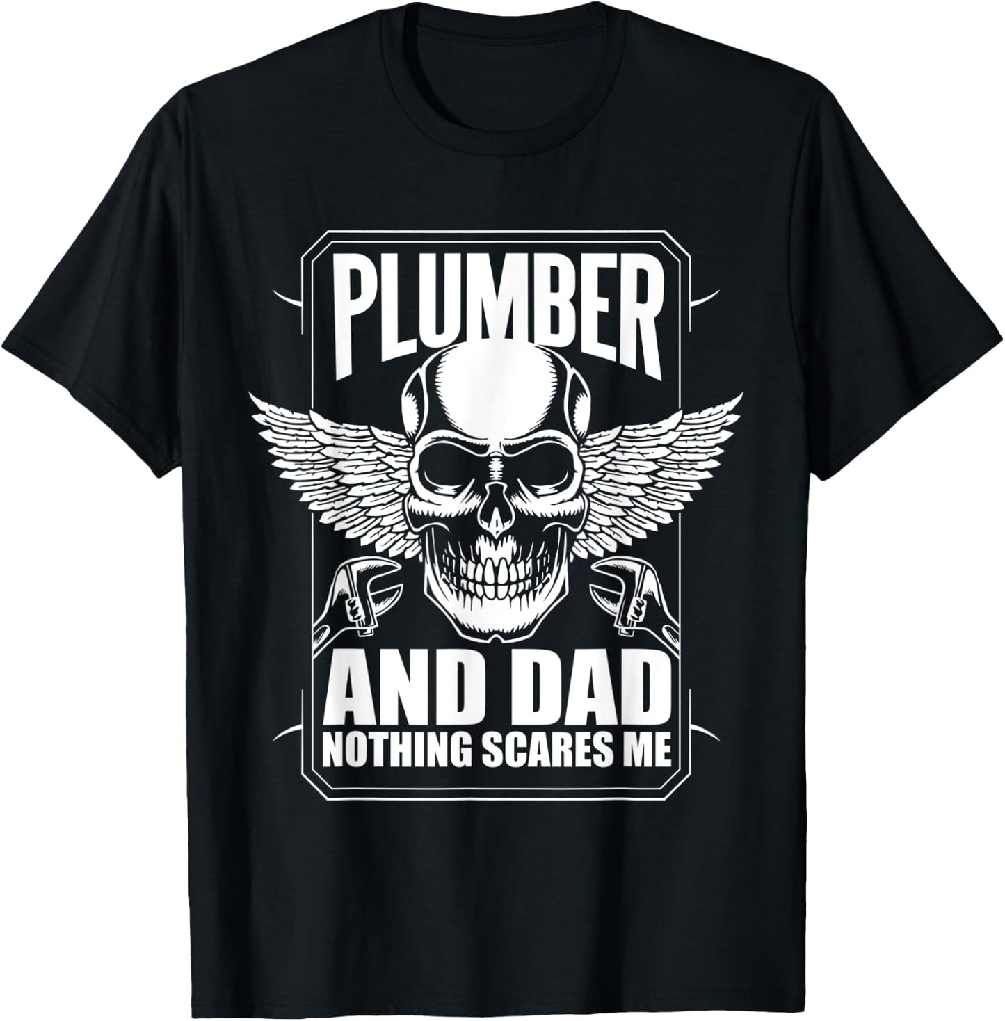 Plumber And Dad T-Shirt - T-Shirt | Black
