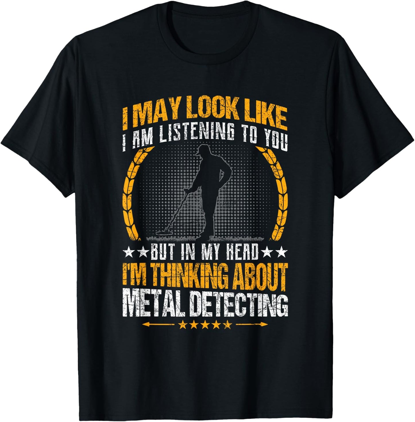 Metal Detecting - Detectorists T-Shirt - T-Shirt | Black