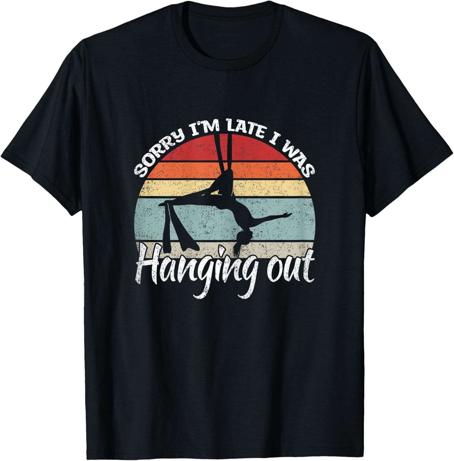 Aerial Silk Dancer Aerialist & Aerial Yoga T-Shirt - T-Shirt | Black