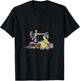 Quilting Yarn Graphic Design Seamstress Sewing Themed T-Shirt - T-Shirt | Black