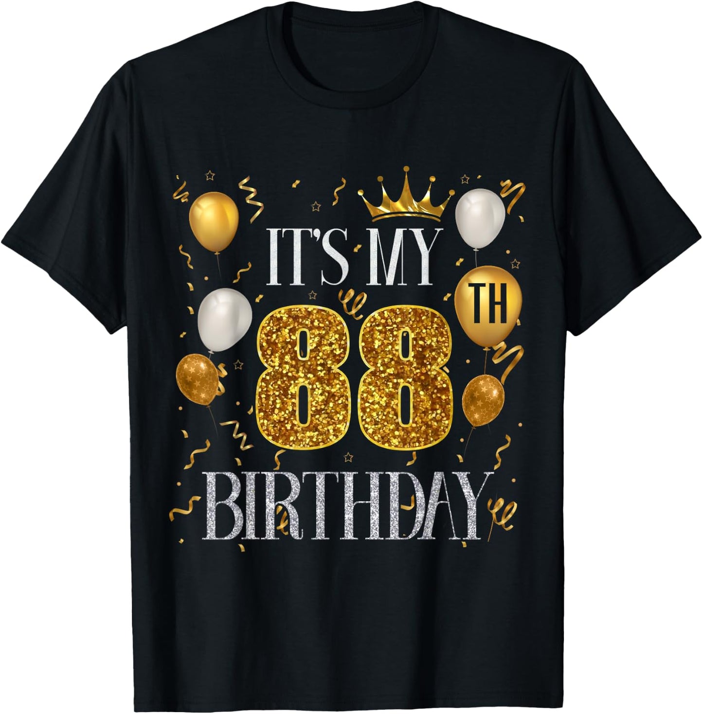 Its My 88th Birthday Happy 1935 Birthday Women T-Shirt - T-Shirt | Black