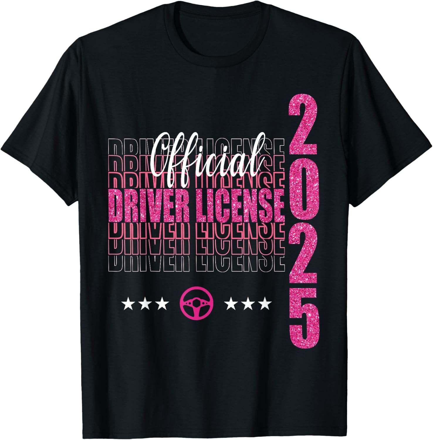 Driving test passed | New Driver | Driver's license passed T-Shirt - T-Shirt | Black
