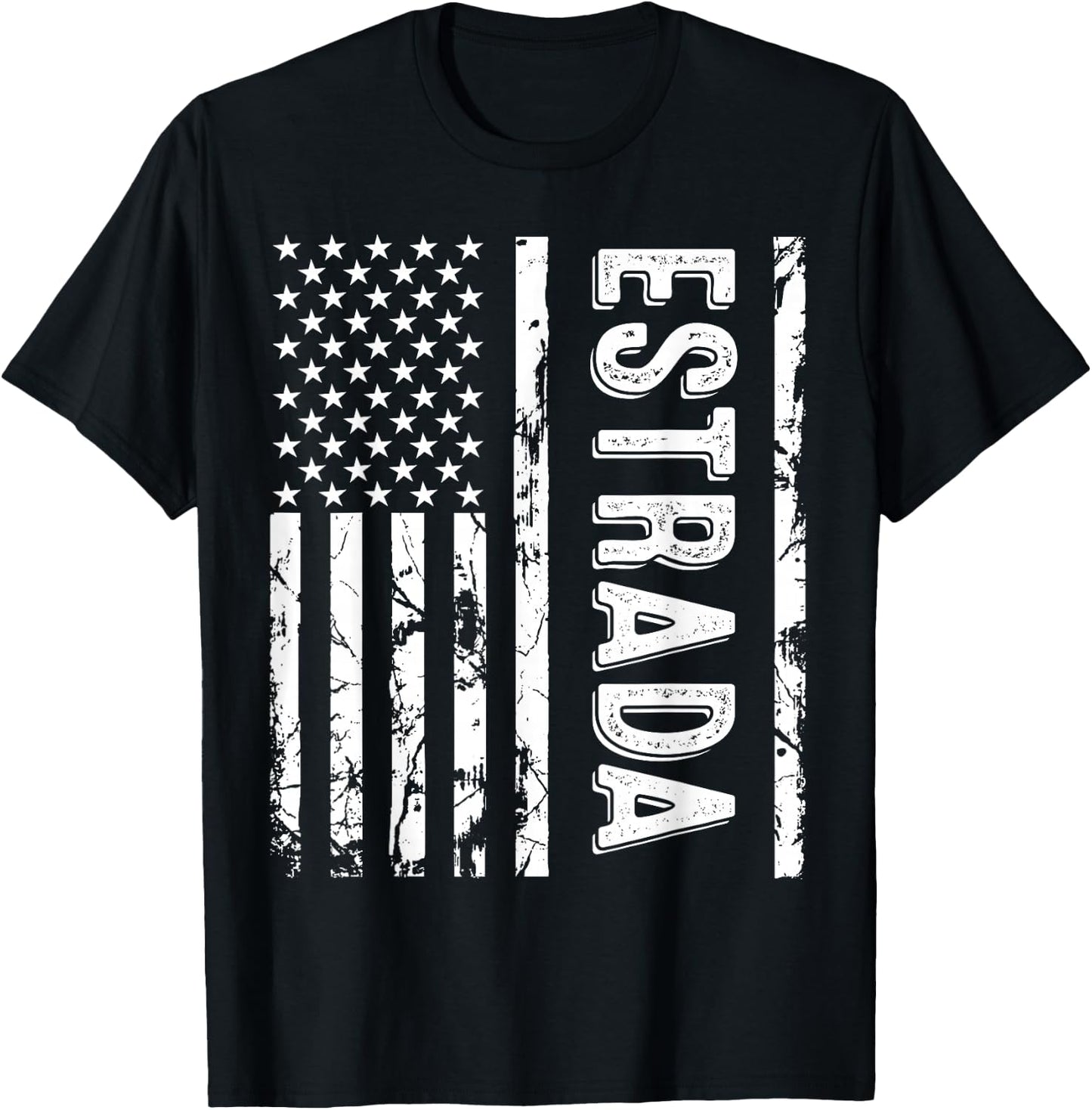 Estrada Last Name Funny Surname Team Estrada Family Reunion T-Shirt - T-Shirt | Black