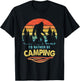 Bigfoot, Funny I'd Rather Be Camping T-Shirt - T-Shirt | Black