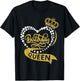 Birthday Queen Squad It's My Birthday Women Girl Matching T-Shirt - T-Shirt | Black