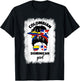 Half Dominican And Colombian Colombia Flag Girl Girls Mix T-Shirt - T-Shirt | Black