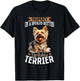 Dog Yorkie - Property of a spoiled rotten Yorkshire Terrier T-Shirt - T-Shirt | Black