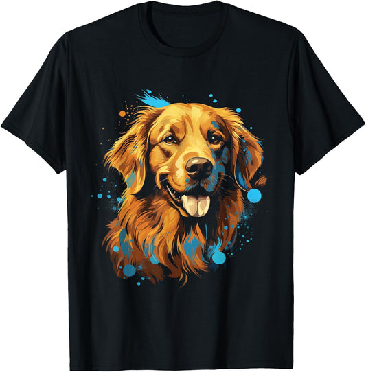 Golden retriever puppy dog Women Kids T-Shirt - T-Shirt | Black