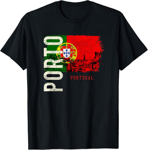 Porto Portugal Europe T-Shirt - T-Shirt | Black