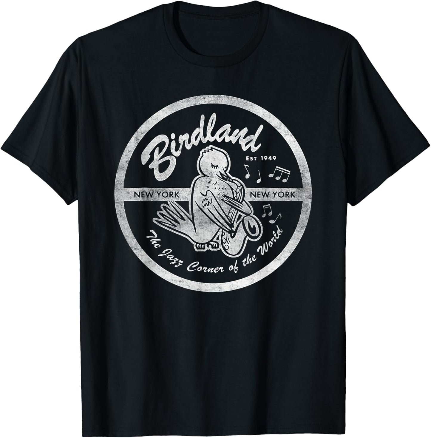 Vintage Jazz Club T-Shirt - T-Shirt | Black