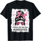 Sonographer In October We Wear Pink Women Breast Cancer T-Shirt - T-Shirt | Black
