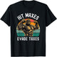 Hit Maxes Evade Taxes Funny Gym Bodybuilding Lifting Workout T-Shirt - T-Shirt | Black