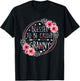 Blessed to be called Granny Mother's Day Granmda Flower T-Shirt - T-Shirt | Black