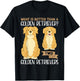 What Is Better Than A Golden Retriever Two Golden Retrievers T-Shirt - T-Shirt | Black