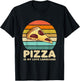 Pizza Is My Love Language Funny Saying Pizza Lovers Foodies T-Shirt - T-Shirt | Black