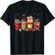 Cute Pomeranian Dog Christmas Coffee Pajamas Xmas Women T-Shirt - T-Shirt | Black