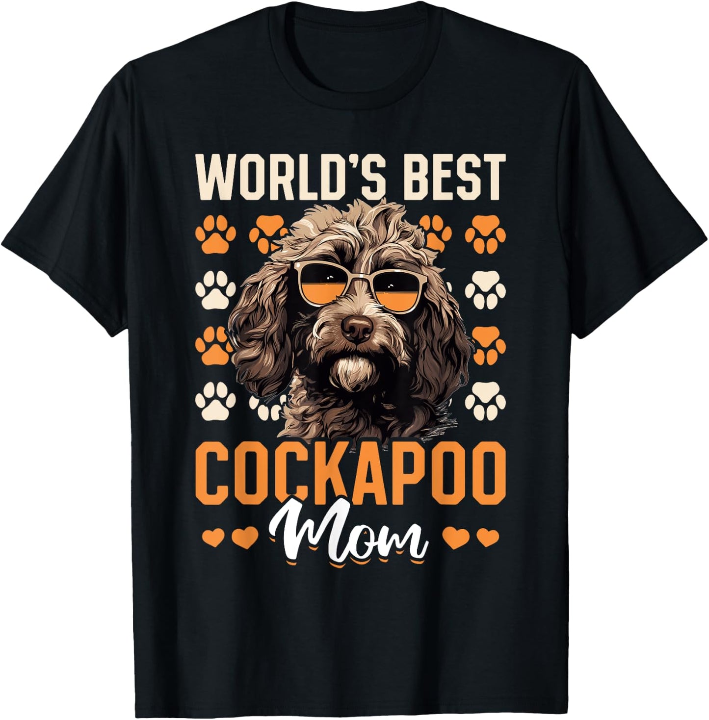 Cockapoo Dog Breed Pet World's Best Cockapoo Mom Women Kids T-Shirt - T-Shirt | Black