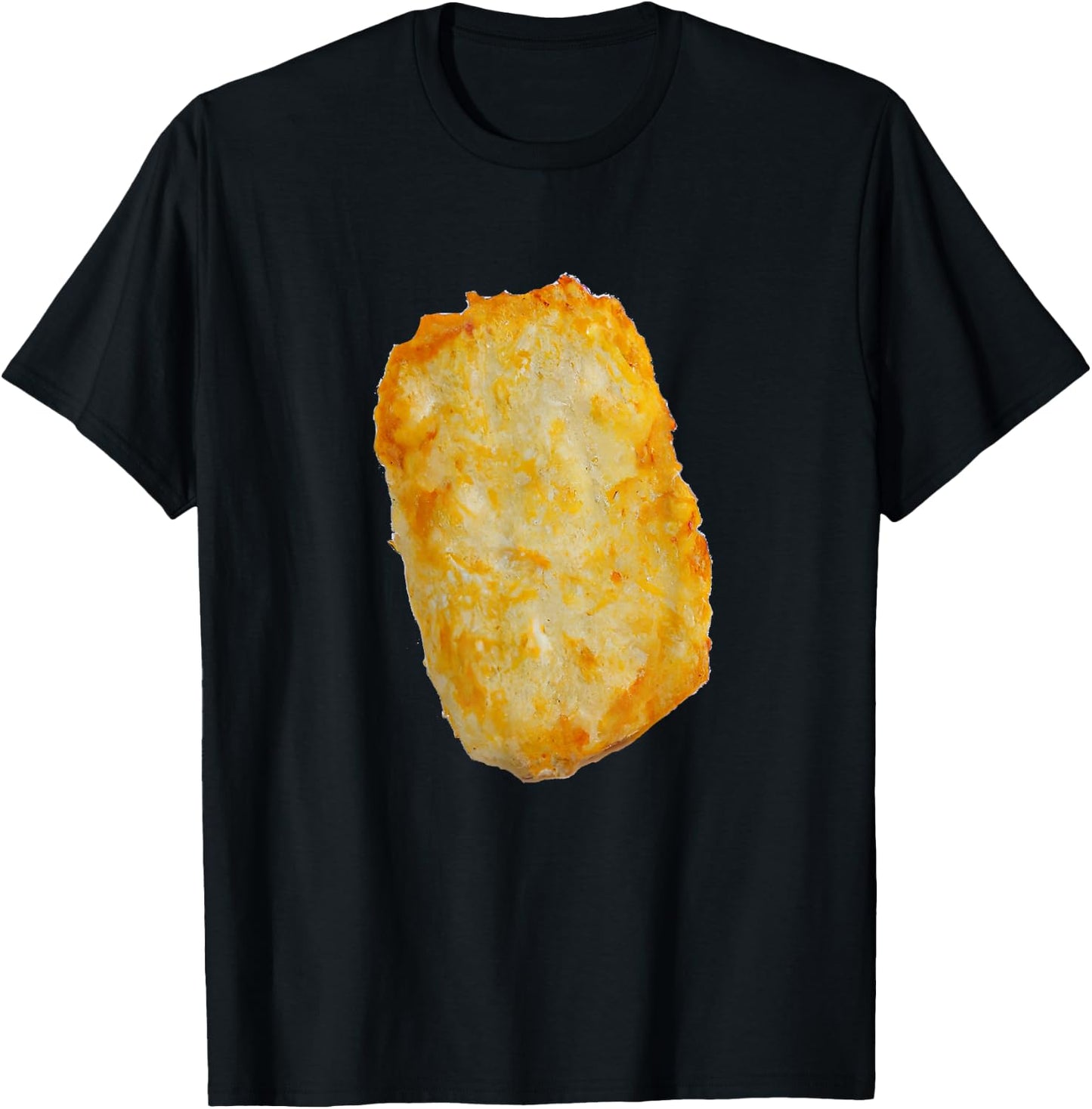 Breakfast and Brunch Hash Brown Potatoes T-Shirt - T-Shirt | Black