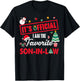 Official Favorite Son-In-Law Christmas Festive Wreath Tree T-Shirt - T-Shirt | Black