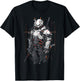 Ninja Shinobi Cyborg Warrior Robotic Anime Manga Comic Style T-Shirt - T-Shirt | Black