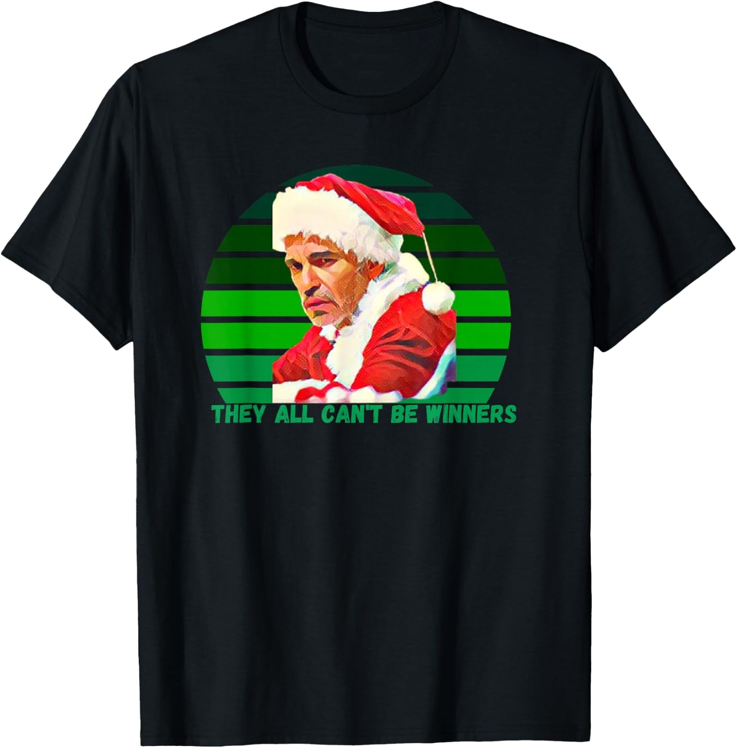 Bad Santa Movie, Classic Cinema, Movie Shirts , Movie T-Shirt - T-Shirt | Black