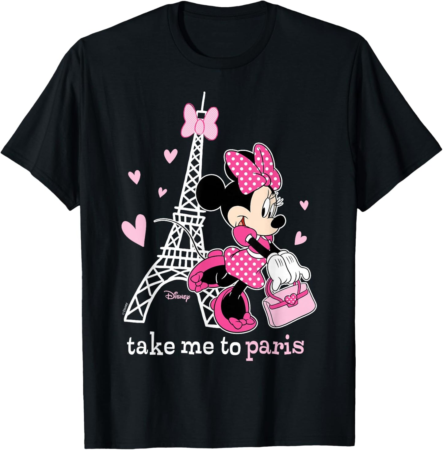 Disney - Minnie Take Me to Paris T-Shirt - T-Shirt | Black