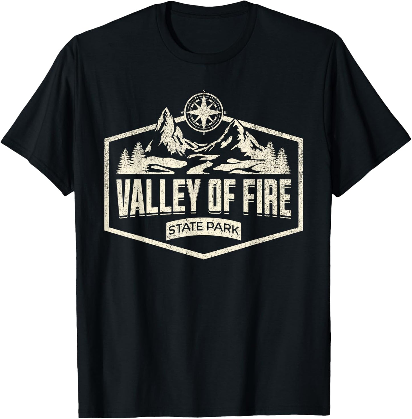 Valley Of Fire State Park T-Shirt - T-Shirt | Black