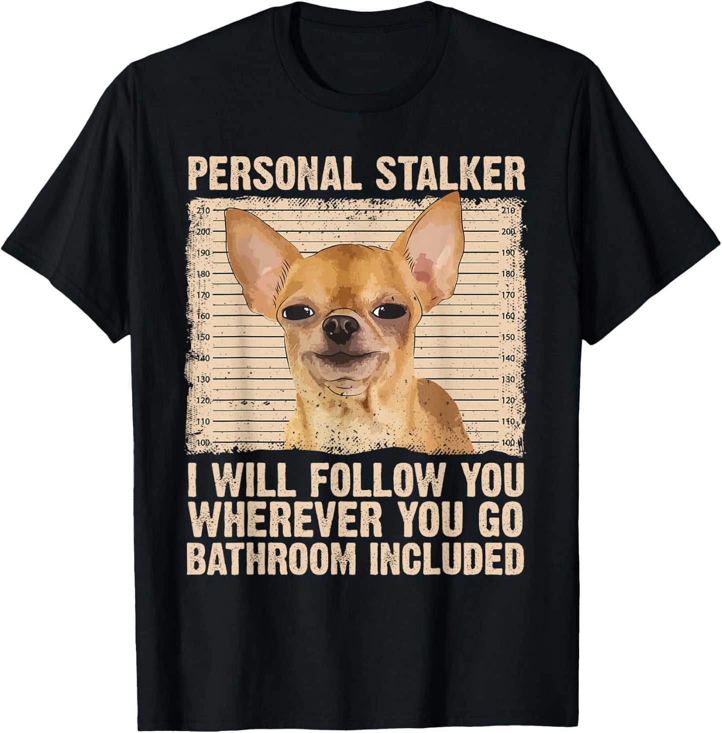 Cute Chihuahua Design Women Kids Chihuahua Lovers T-Shirt - T-Shirt | Black
