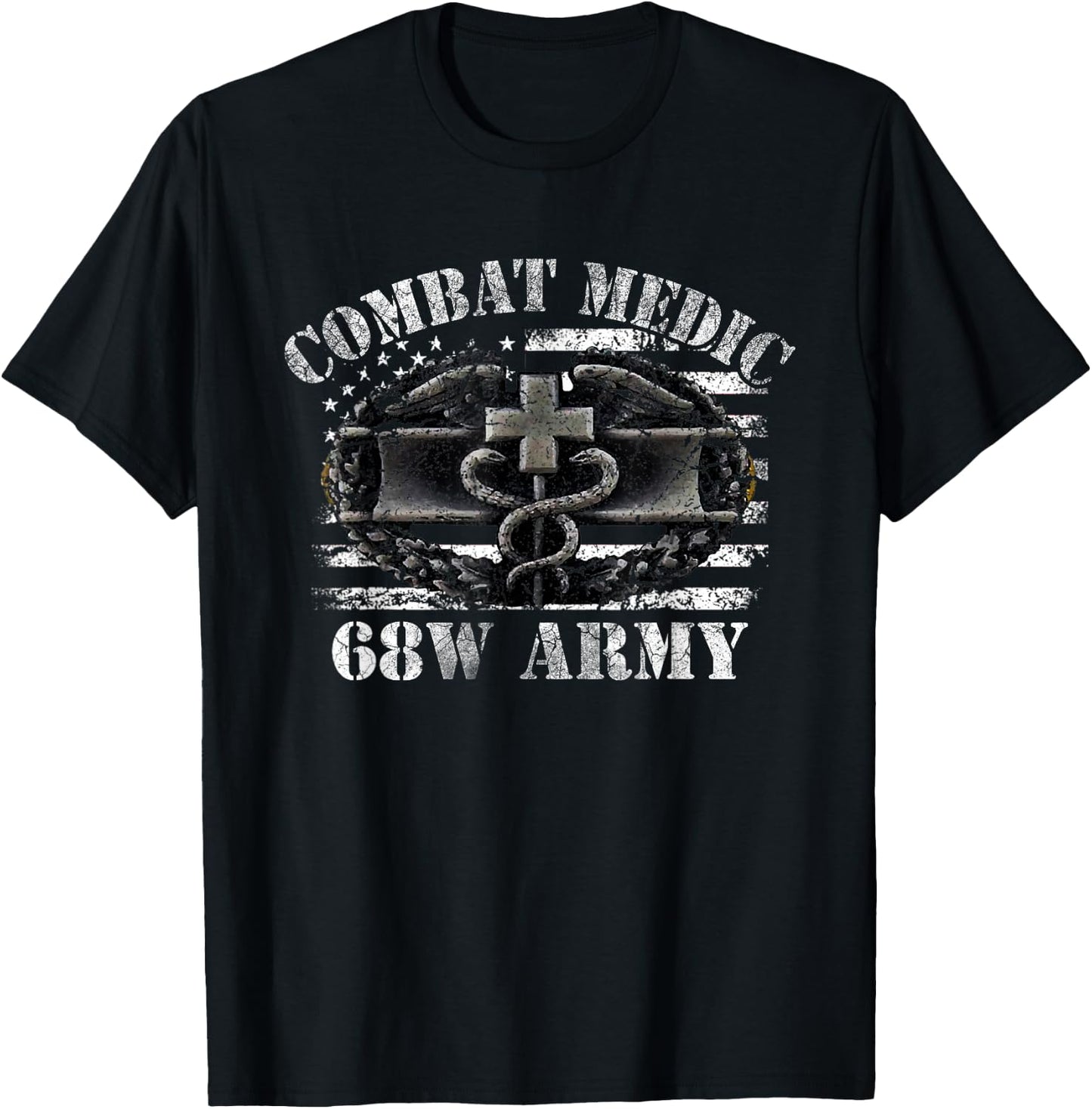 68W Combat Medic US ARMY, Perfect Veteran Medical Military T-Shirt - T-Shirt | Black