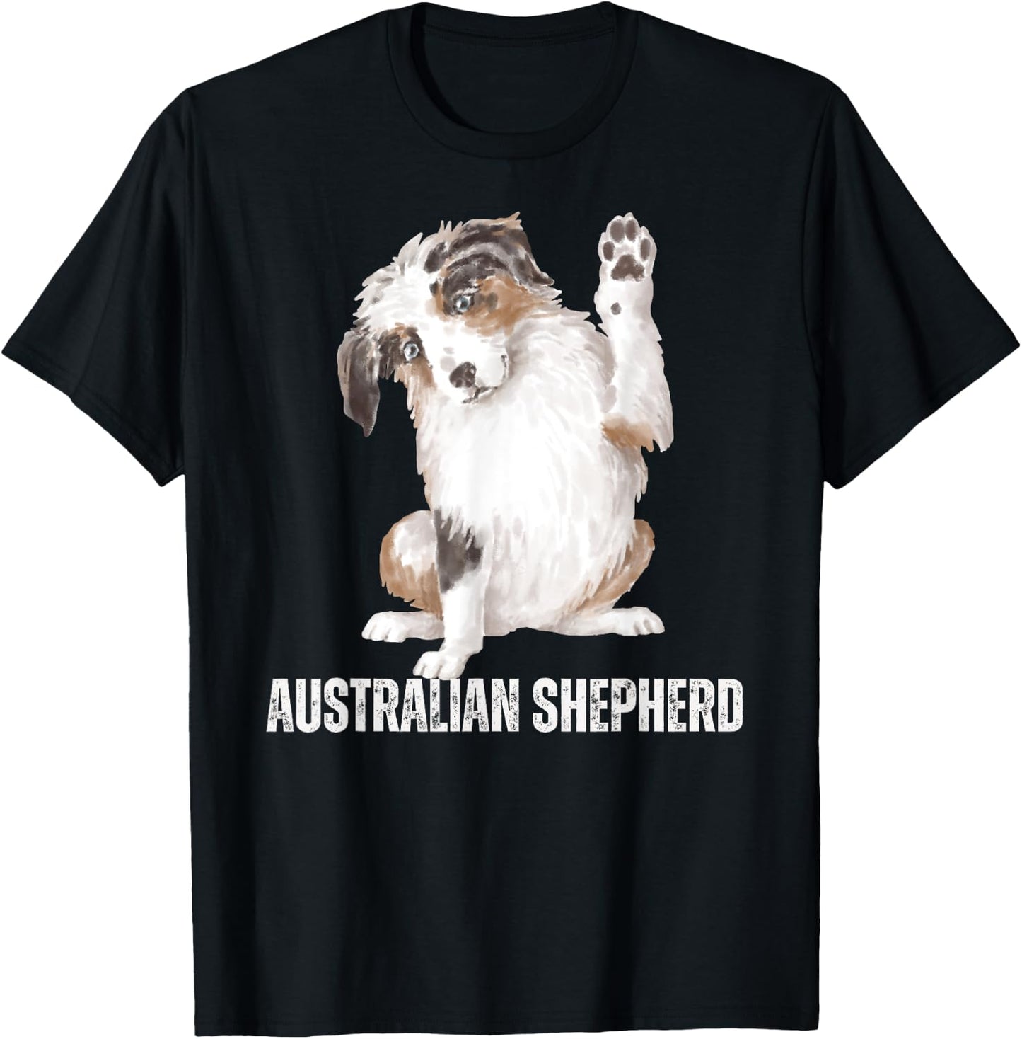 Australian Shepherd Dog Lover Gifts Shirt Aussie Dog T-Shirt - T-Shirt | Black