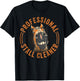 Professional Stall Cleaner - Funny Horse - Equestrian T-Shirt - T-Shirt | Black