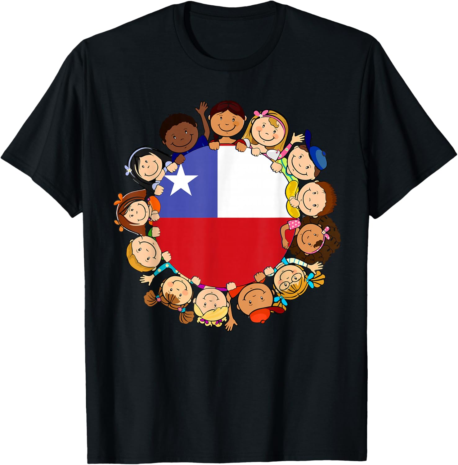 Chile Flag Hispanic Heritage Month Kids Boy Toddler Chilean T-Shirt - T-Shirt | Black
