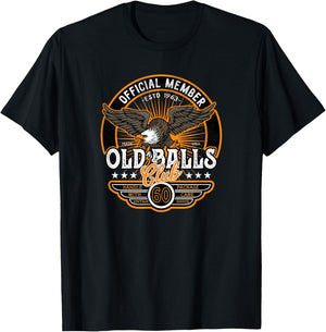 60th Birthday Vintage 1963 Old Balls Club 60 's 60th T-Shirt - T-Shirt | Black