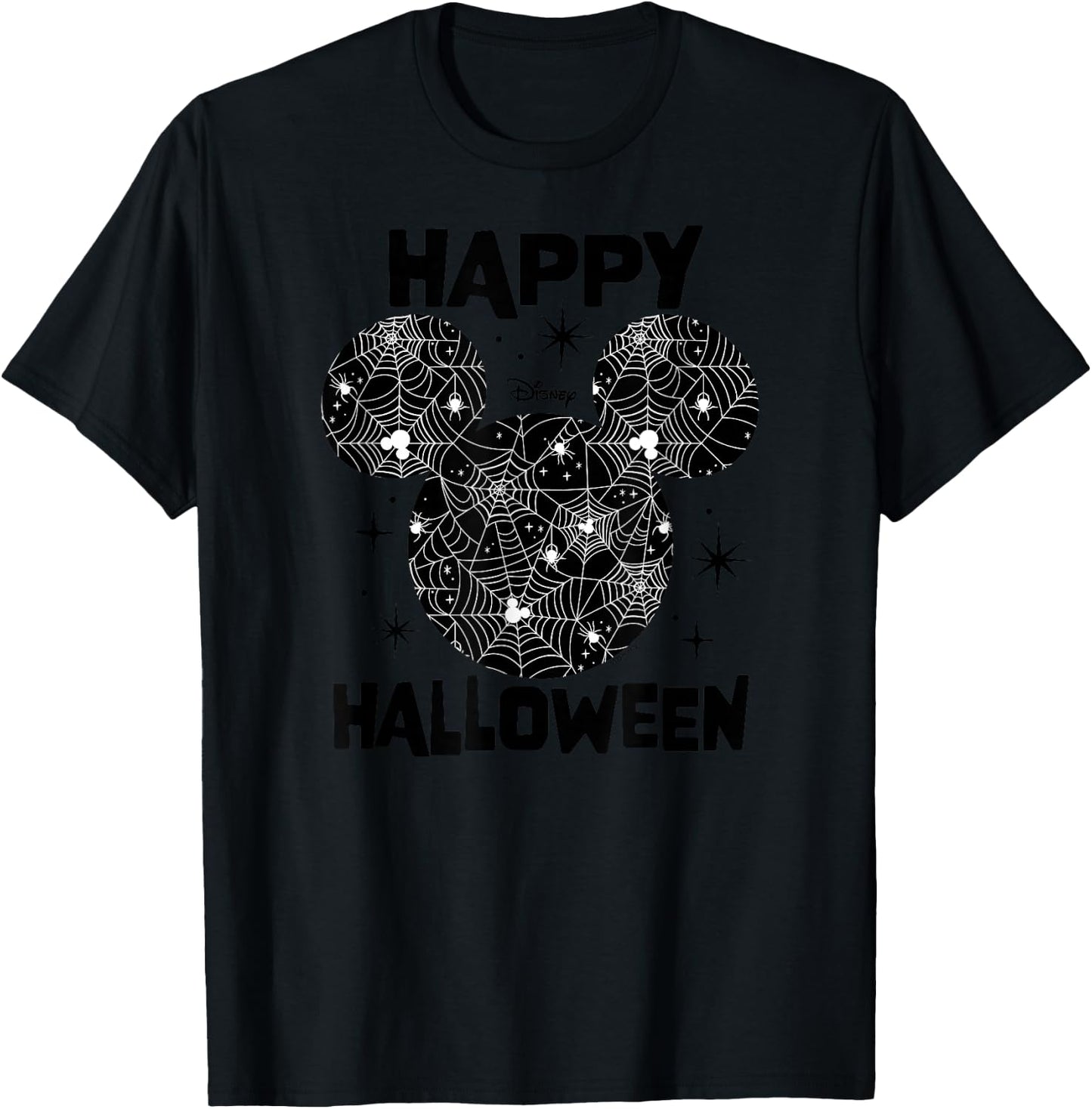 Disney - Happy Halloween Mickey Ears T-Shirt - T-Shirt | Black