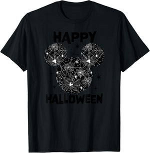 Disney - Happy Halloween Mickey Ears T-Shirt - T-Shirt | Black