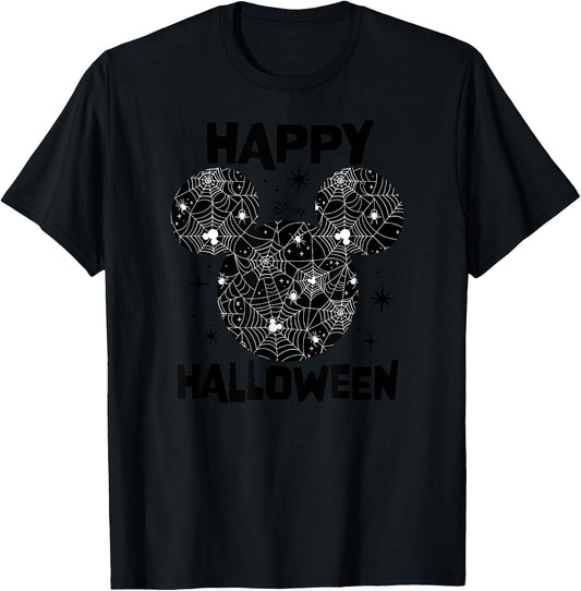 Disney - Happy Halloween Mickey Ears T-Shirt - T-Shirt | Black