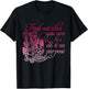 Find Out Who You Are & Do It On Purpose Vintage Apparel T-Shirt - T-Shirt | Black