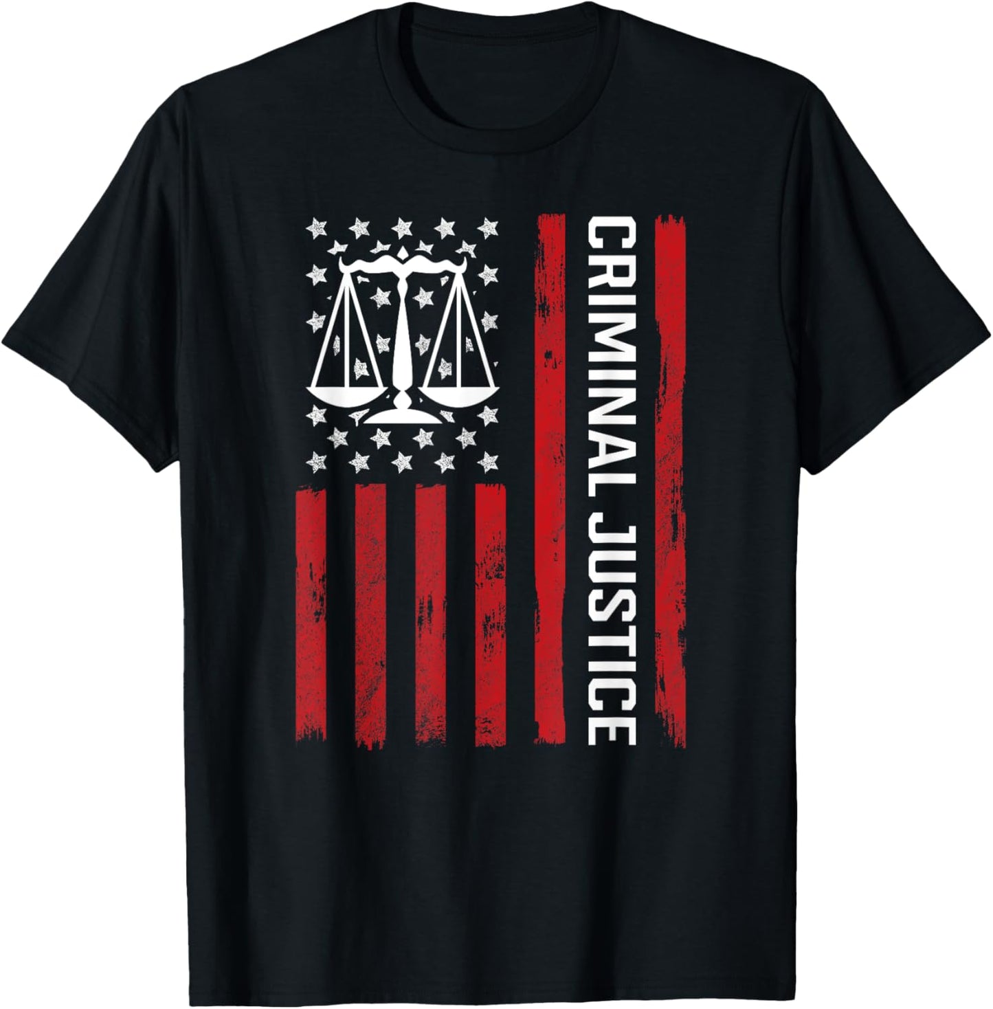 Criminal Justice Major College Student Graduate Graduation T-Shirt - T-Shirt | Black