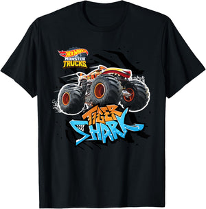 Hot Wheels - Tiger Shark Orange T-Shirt - T-Shirt | Black