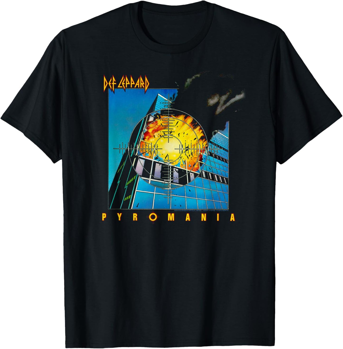 Def Leppard - Pyromania Album T-Shirt - T-Shirt | Black