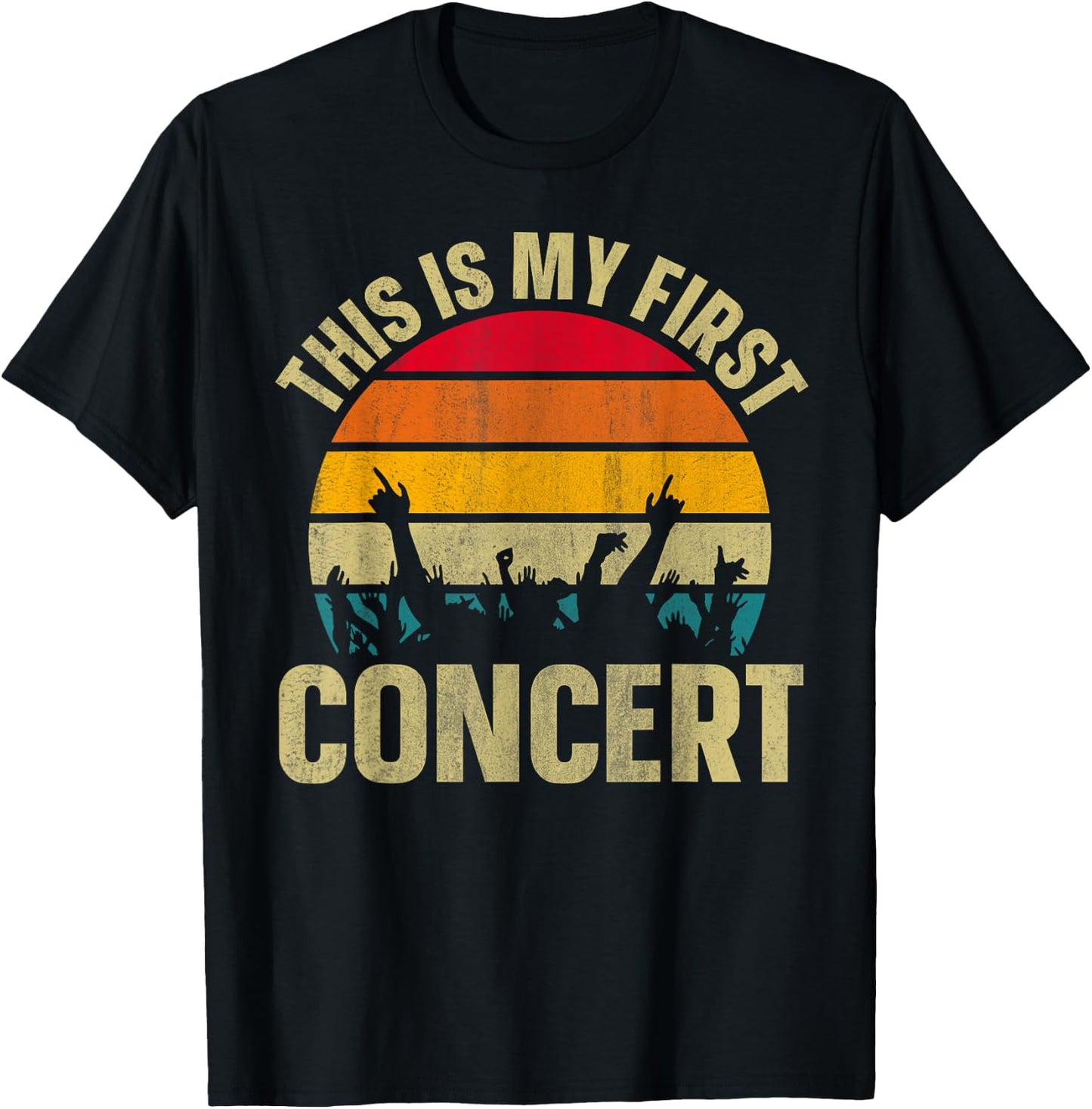This Is My First Concert T-Shirt - T-Shirt | Black