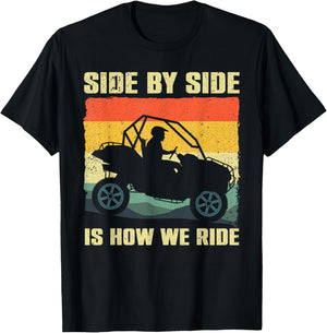Funny SxS Design Women SxS UTV Side By Side Vehicle T-Shirt - T-Shirt | Black