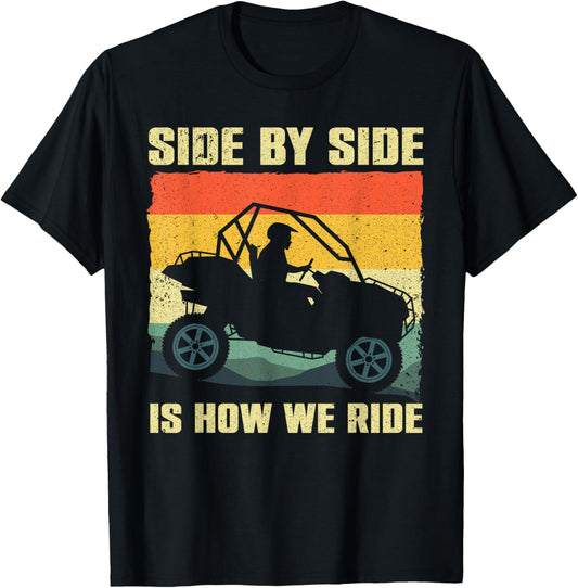 Funny SxS Design Women SxS UTV Side By Side Vehicle T-Shirt - T-Shirt | Black