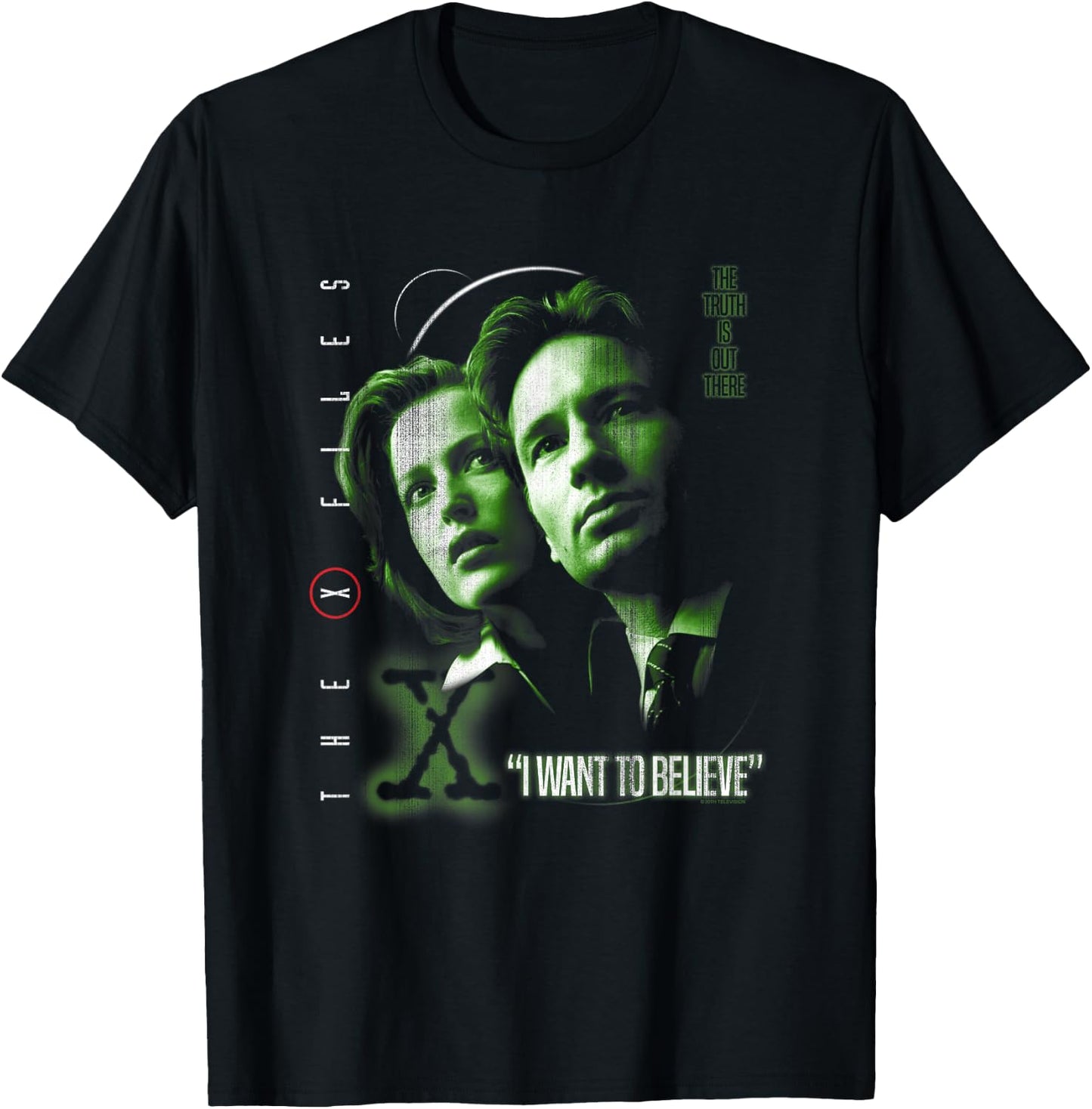 X-Files I Want to Believe T-Shirt - T-Shirt | Black