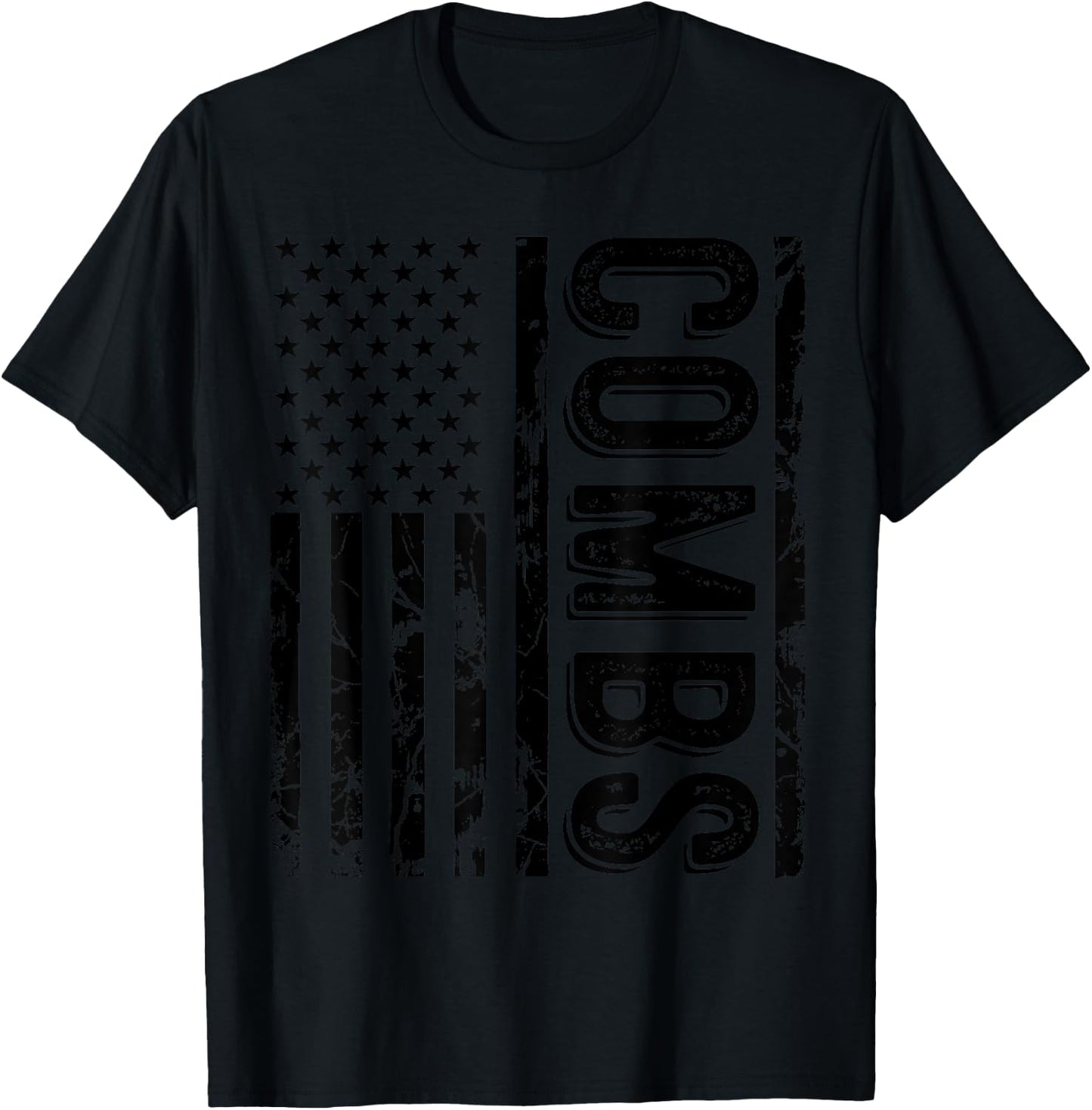 Combs Last Name Funny Surname Team Combs Family Reunion T-Shirt - T-Shirt | Black