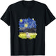 Starry Night Impressionist - Dog Art Coton de Tulear Women Kids T-Shirt - T-Shirt | Black