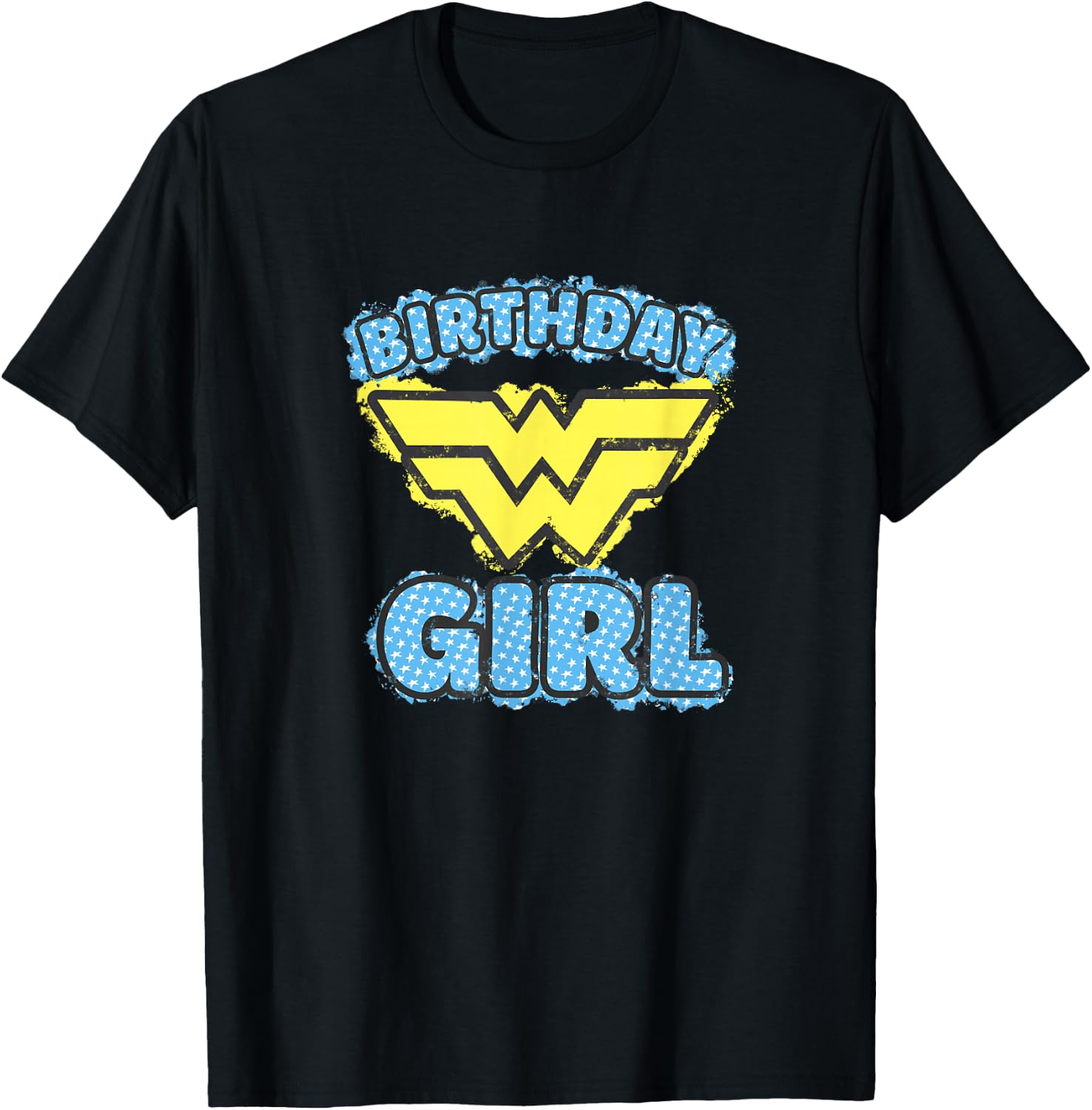 DC Comics Justice League Wonder Woman Birthday Girl T-Shirt - T-Shirt | Black