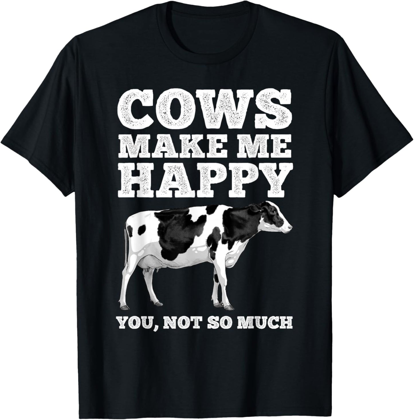 Cool Cow Art Women Farmers & Dairy Lovers T-Shirt - T-Shirt | Black