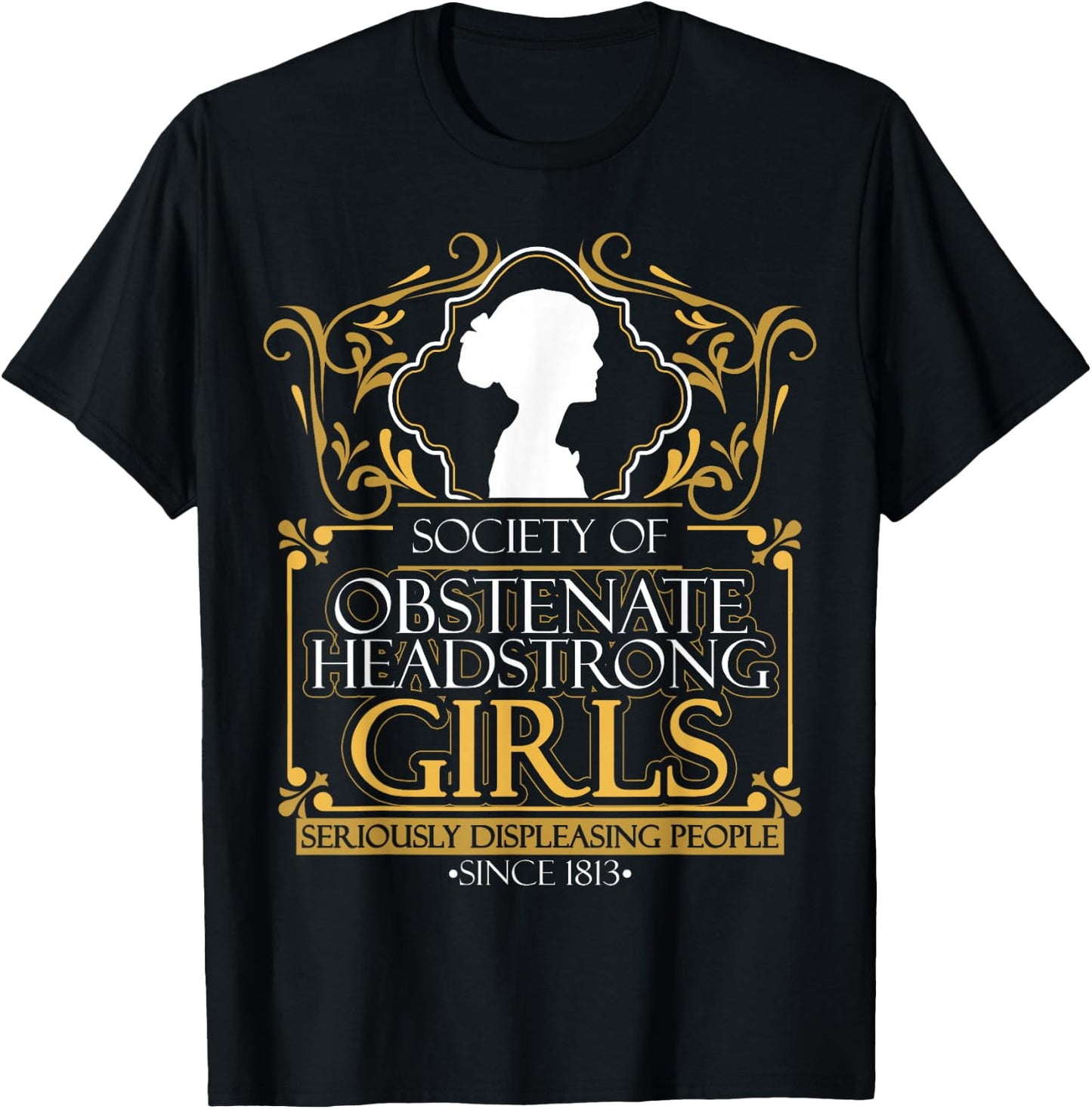 Jane Austen Quote Bookworm Novelist Reading T-Shirt - T-Shirt | Black