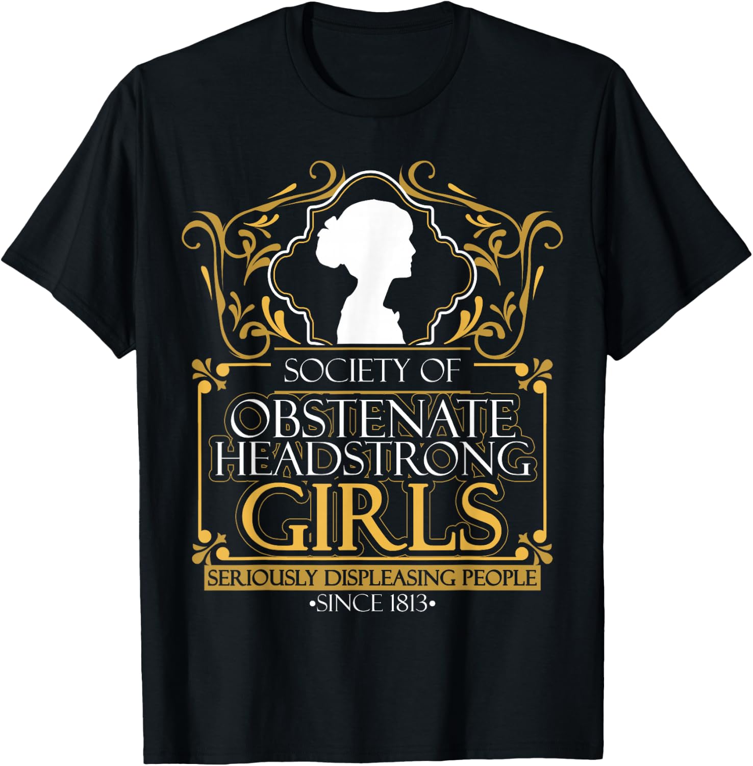 Jane Austen Quote Bookworm Novelist Reading T-Shirt - T-Shirt | Black